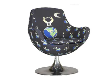 DIEGO - Upholstered fabric easy chair with armrests by formitalia luxury group - view 2